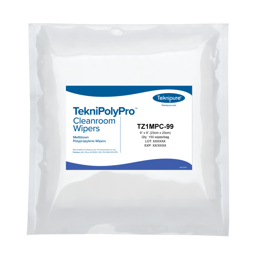 Teknipure TZ1MPC - 99 TekniPolyPro 3 - Ply Composite Wiper, 9 in x 9 in Case of 1,200 MTESolutions