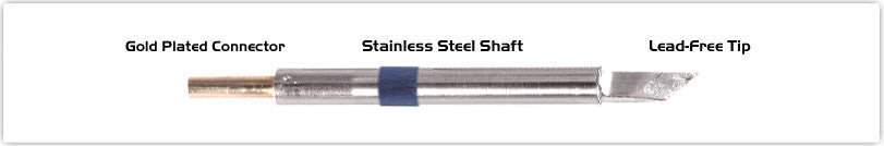 Thermaltronics K60Ds061 Knife 4.50Mm (0.177"), Increased Tin Area 6.1Mm (0.24") MTESolutions
