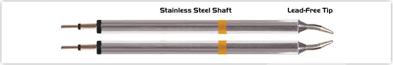 Thermaltronics K70Tz010 Tweezers Cartridge Pair - Conical Sharp 1.0Mm (0.04") MTESolutions