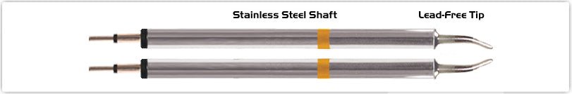 Thermaltronics K70Tz018 Tweezers Cartridge Pair - Long Reach Chisel 1.78Mm (0.07") MTESolutions