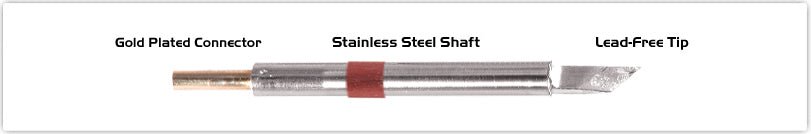 Thermaltronics K80Ds061 Knife 4.50Mm (0.177"), Increased Tin Area 6.1Mm (0.24") MTESolutions