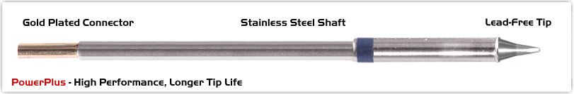 Thermaltronics M6Ch178H Chisel 30Deg 1.0Mm (0.04"), Power Plus MTESolutions