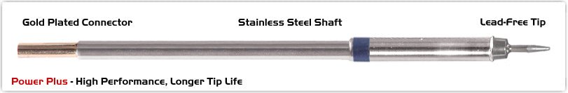 Thermaltronics M6Cs151H Conical Sharp 1.0Mm (0.04"), Power Plus MTESolutions