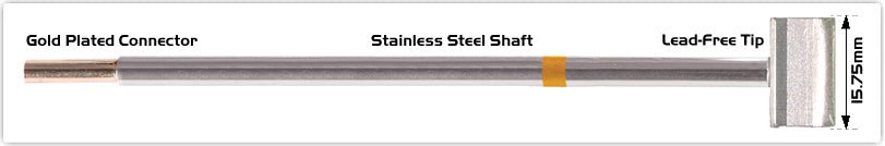 Thermaltronics M7Lb126 Blade Tip 15.75Mm (0.62") MTESolutions