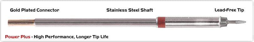 Thermaltronics M8Cs151H Conical Sharp 1.0Mm (0.04"), Power Plus MTESolutions