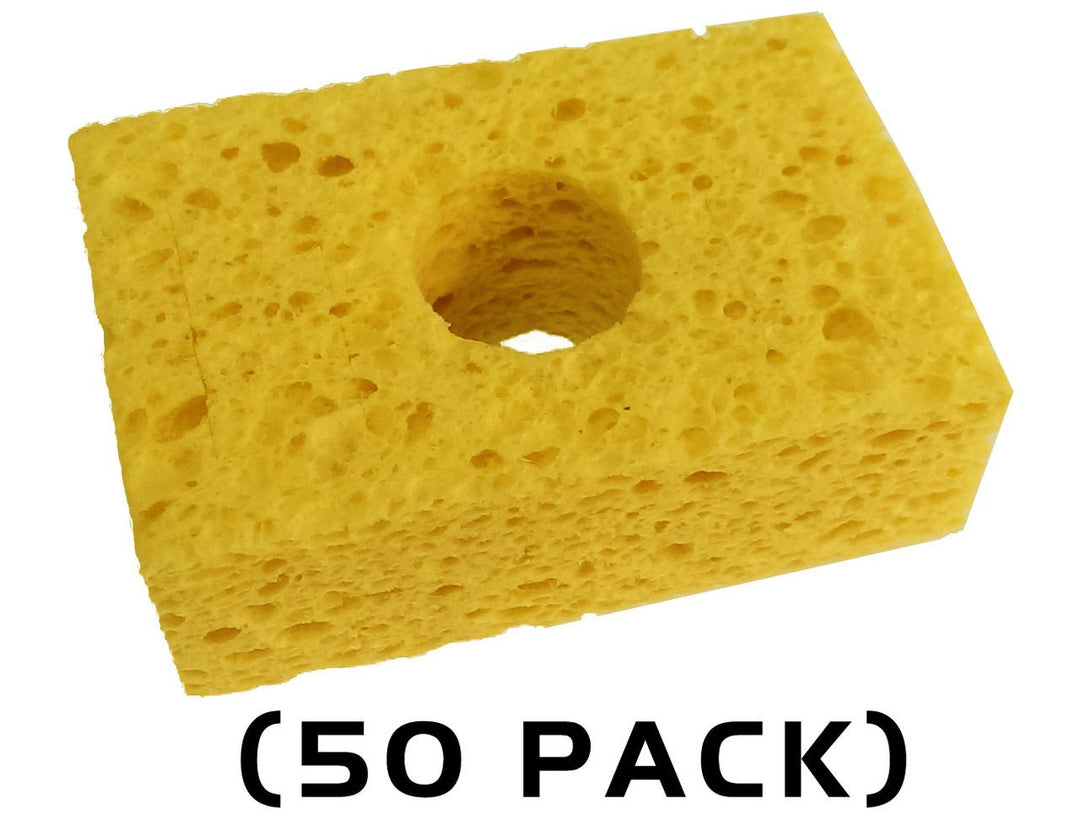 Thermaltronics Spg - 50 Yellow, Sponge, (3.2" X 2.1") (50 Pack) MTESolutions