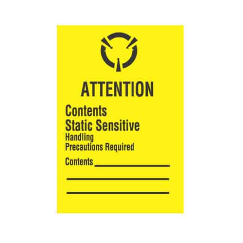 Transforming Technologies 1 X 1 - 1/2, "Attention Contents Static Sensitive Handling Precautions Required" MTESolutions