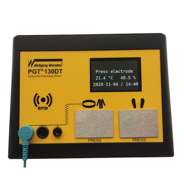 Transforming Technologies 7100.PGT130.DT PGT130 ESD Tester with Data Terminal, RFID Reader, Coloured LCD Screen MTESolutions