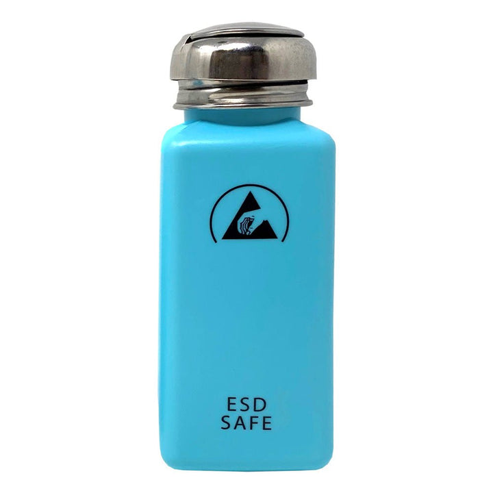 Transforming Technologies BT1008 ESD Solvent Bottle, Blue, 8 oz MTESolutions
