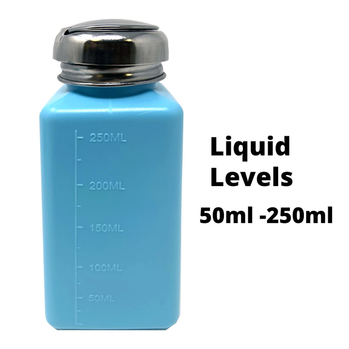 Transforming Technologies BT1008 ESD Solvent Bottle, Blue, 8 oz MTESolutions