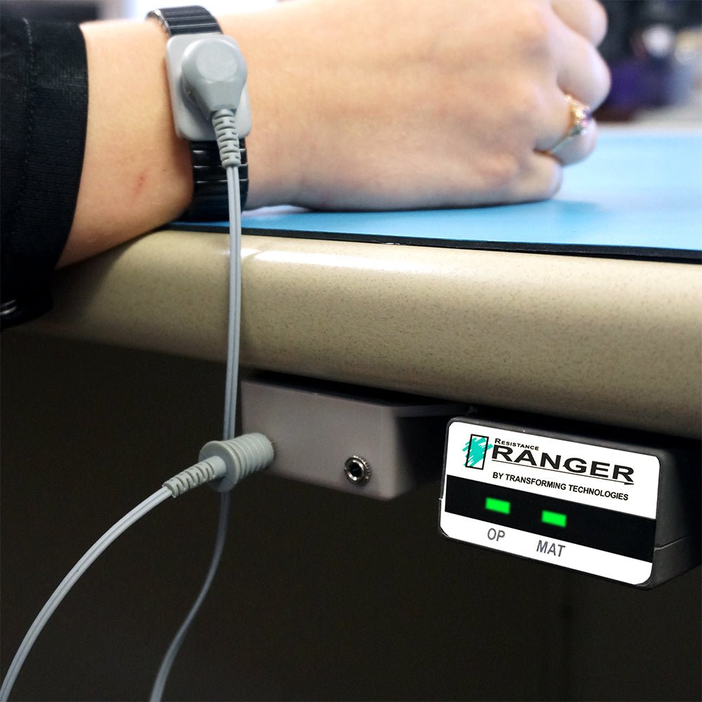 Transforming Technologies CM1602, RangerTWO Dual Conductor Resistance Monitor, 1 Operators + 1 Mats MTESolutions