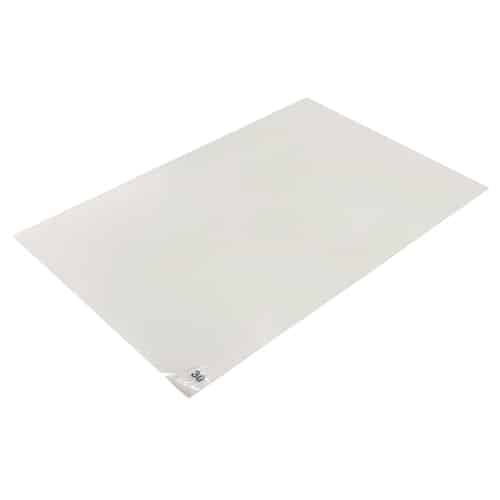 Transforming Technologies CTM2645WH Tacky Mat, 26 in x 45 in, White, Medium Tack, 45µ Thickness, 30 Sheets/Mat, 4 Mats/case MTESolutions