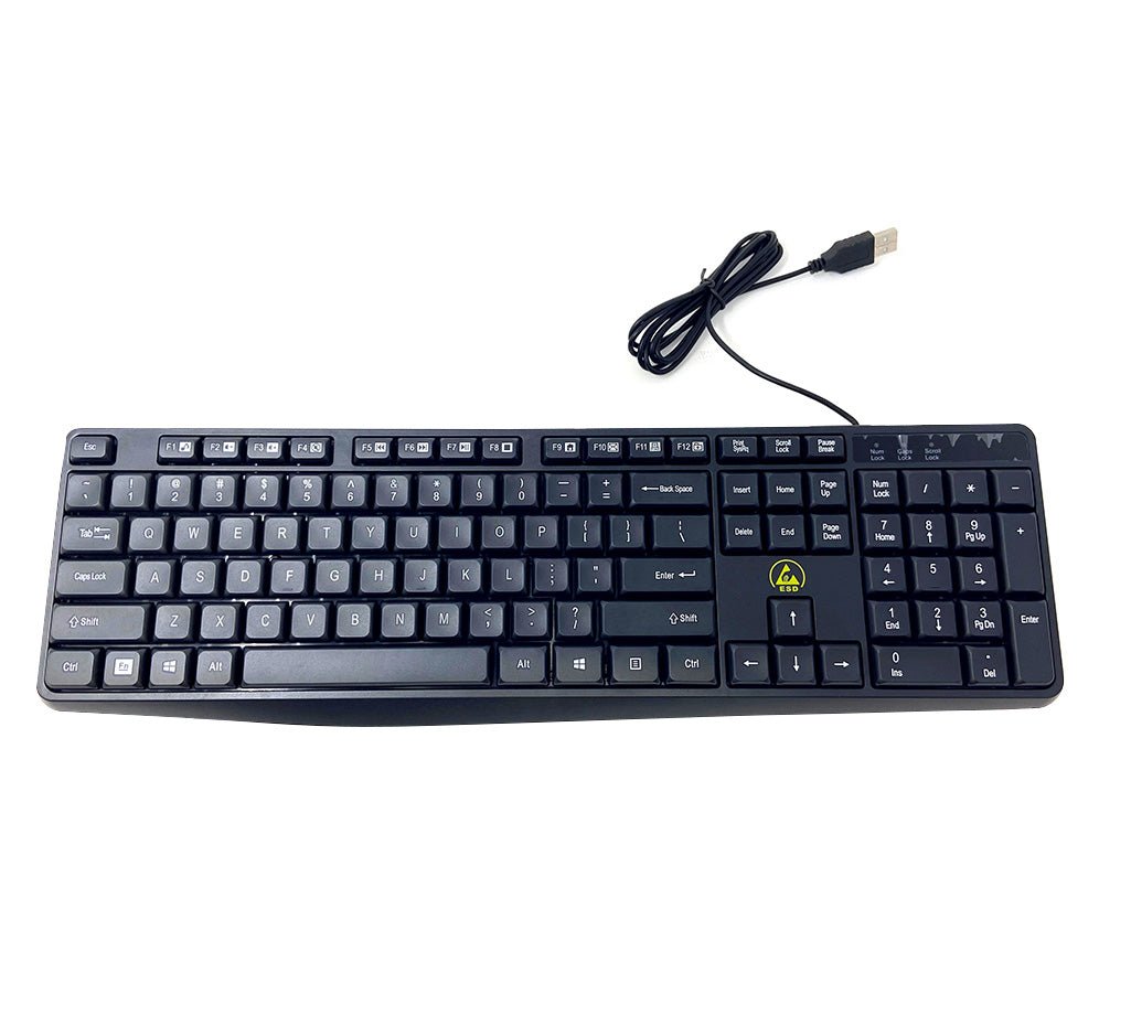 Transforming Technologies ESDKB2000 Inherently Dissipative Polymer Keyboard MTESolutions