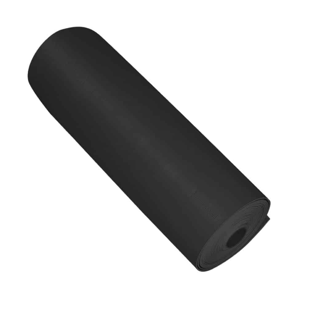 Transforming Technologies FM104X32 Conductive Rubber V - Groove Floor Mat Roll, 4 ft x 32 ft MTESolutions