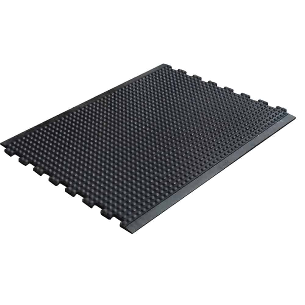 Transforming Technologies FM53X4IC Comfortdome Conductive Anti - Fatigue Runner, 3 ft X 4 ft Interlock, Center Piece MTESolutions
