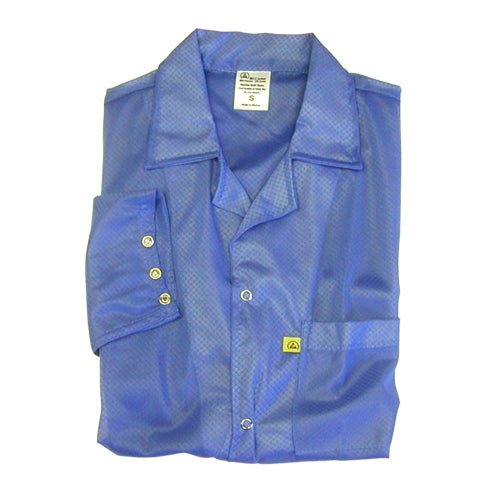 Transforming Technologies JKC8805SPB ESD Jacket, Lapel Collar, Snap Cuff, Color: Burgundy, X - Large MTESolutions