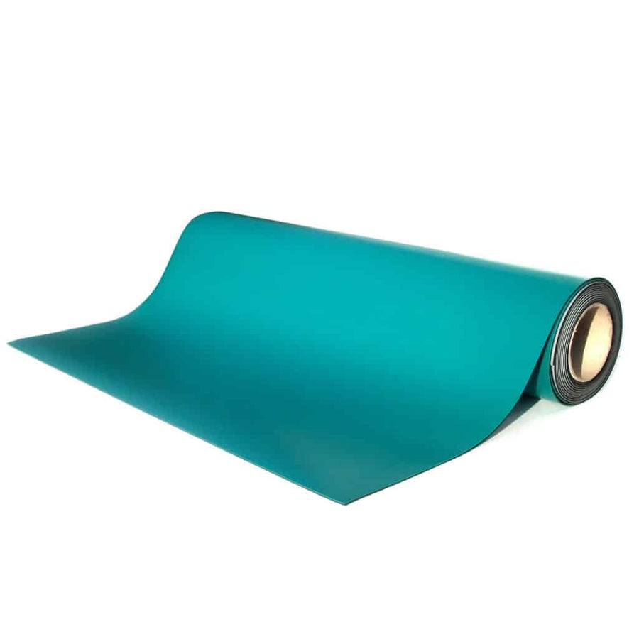 Transforming Technologies MT4530GN Rubber Table Mat Roll, 30 in x 50 ft x .080 in, Green MTESolutions