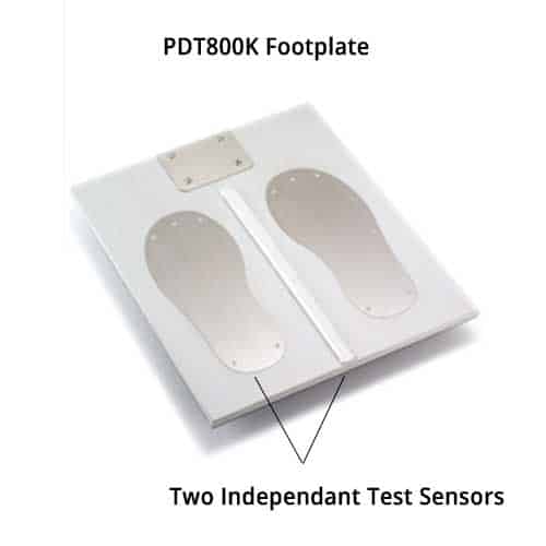 Transforming Technologies PDT800K Digital Display ESD Tester & Foot Plate, Stand, - Near Fail Alert - Free Standing MTESolutions