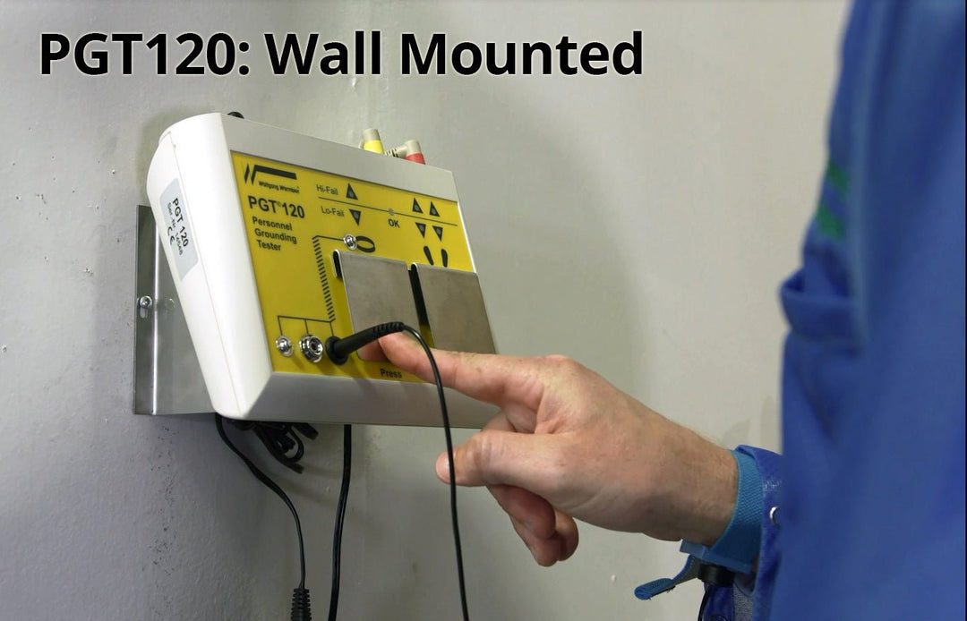 Transforming Technologies PGT120K410 ESD Data Logging Tester, Data Terminal TC18 with Wall Mount MTESolutions