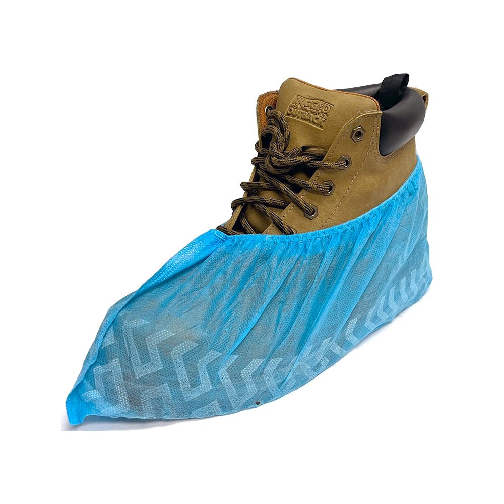 Transforming Technologies SC1207C - XL - PK Disposable ESD Shoe Covers with Skid Resistant Bottoms - XL Size Pk of 100 MTESolutions