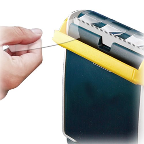 Transforming Technologies TD3023 3 Roll Tape Dispenser for 50mm wide 3" core tapes, heavy dutal metal dispenser with blade saver MTESolutions