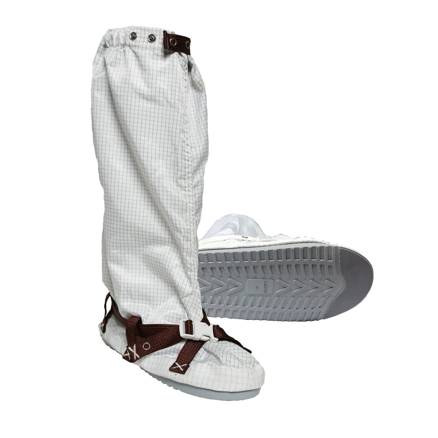 Transforming Technologies TX40BHWH06 TX4000 ESD Cleanroom Apparel - Hard Sole Boot 2XL, White MTESolutions