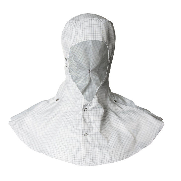 Transforming Technologies TX40HFWH01 TX4000 ESD Cleanroom Apparel - Hood Open Face XS, White MTESolutions