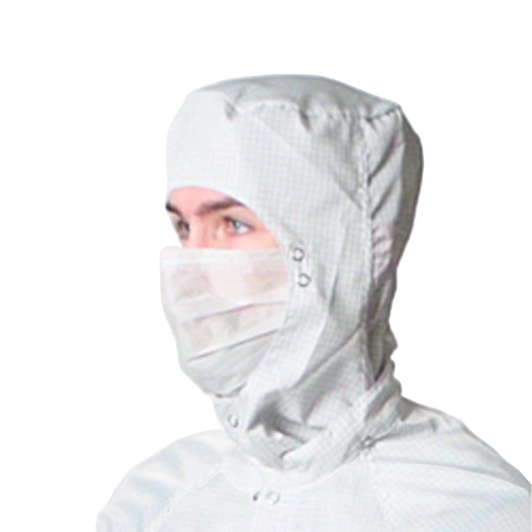 Transforming Technologies TX40HFWH06 TX4000 ESD Cleanroom Apparel - Hood Open Face 2XL, White MTESolutions