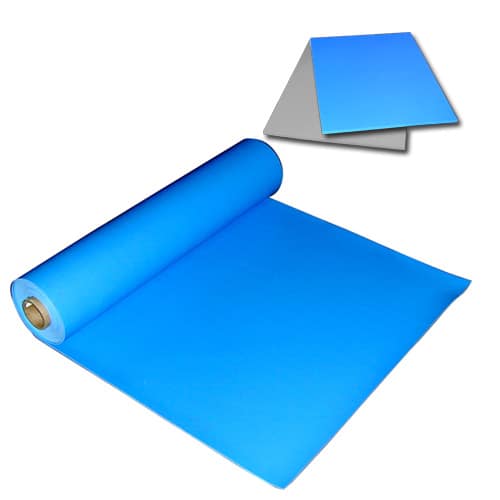 Transforming Technologies VMC2450GY, Homogeneous Vinyl Table Mat, Gray, 2 ft x 50 ft x 0.093 in MTESolutions