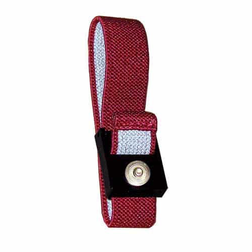 Transforming Technologies WB5026, Anti - Allergy Wrist Band, Maroon, 4mm Snap, Pack of 10 MTESolutions