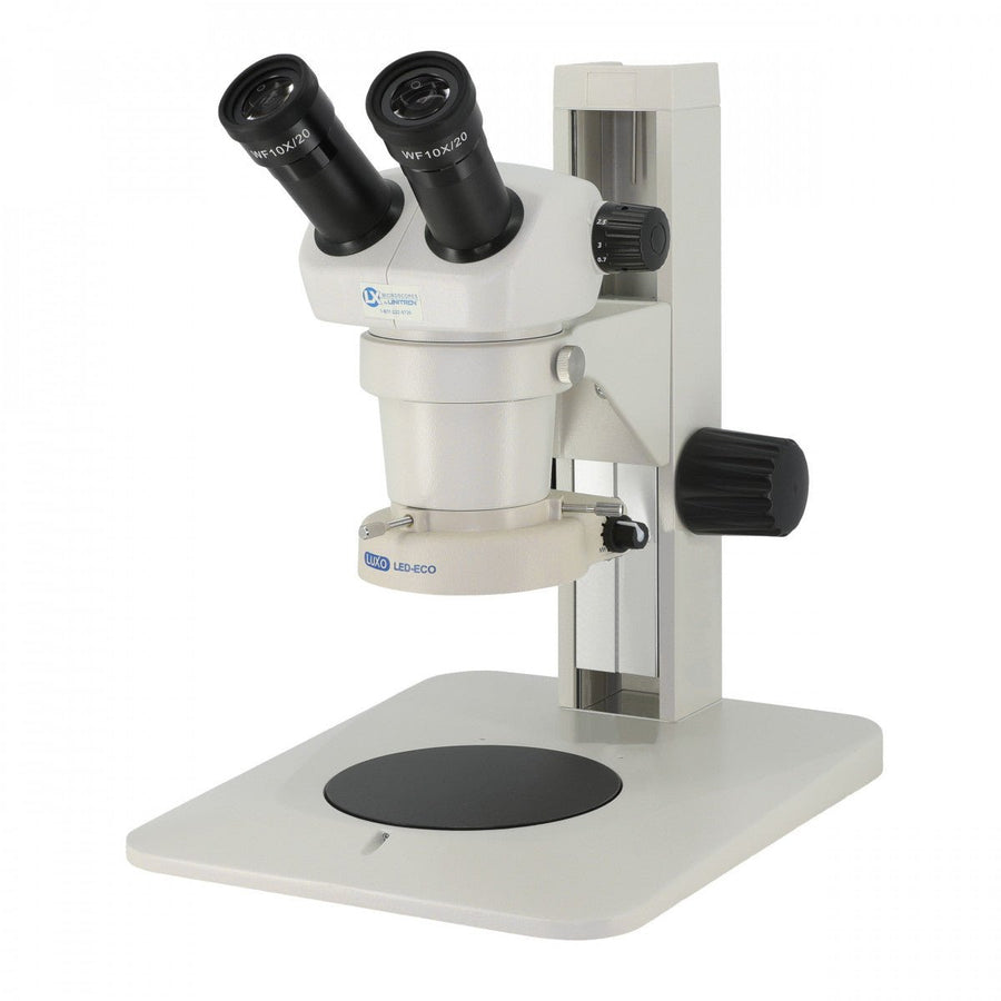Unitron 20783 System 230PFS - LEDECO S - Z 20mm Binocular, Plain Stand, LED - ECO Ring Light MTESolutions