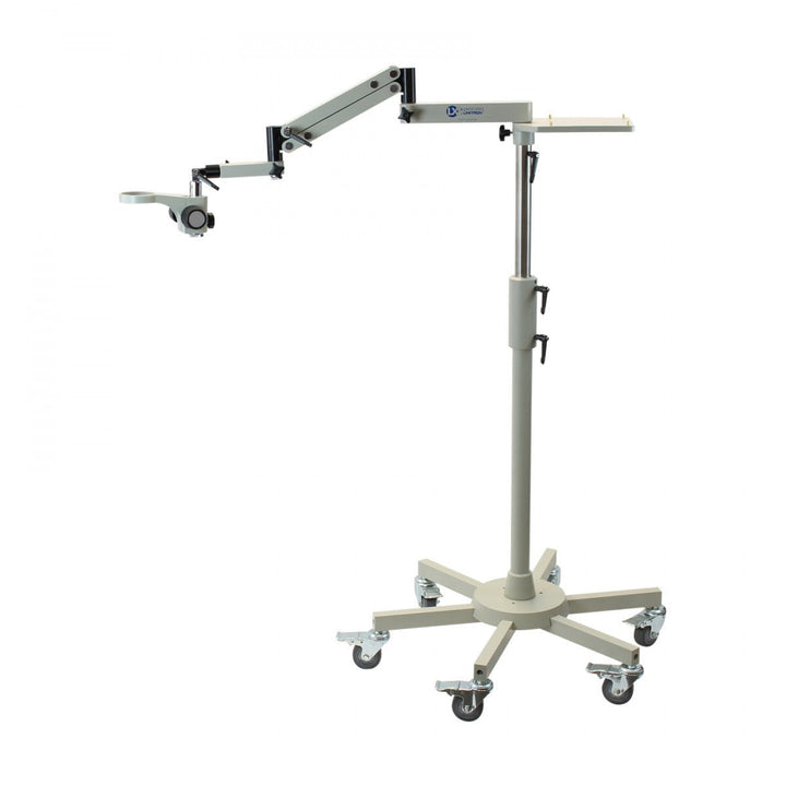 Unitron 23798 Floor stand with casters and articulated v7 arm with focus mount 23mm MTESolutions