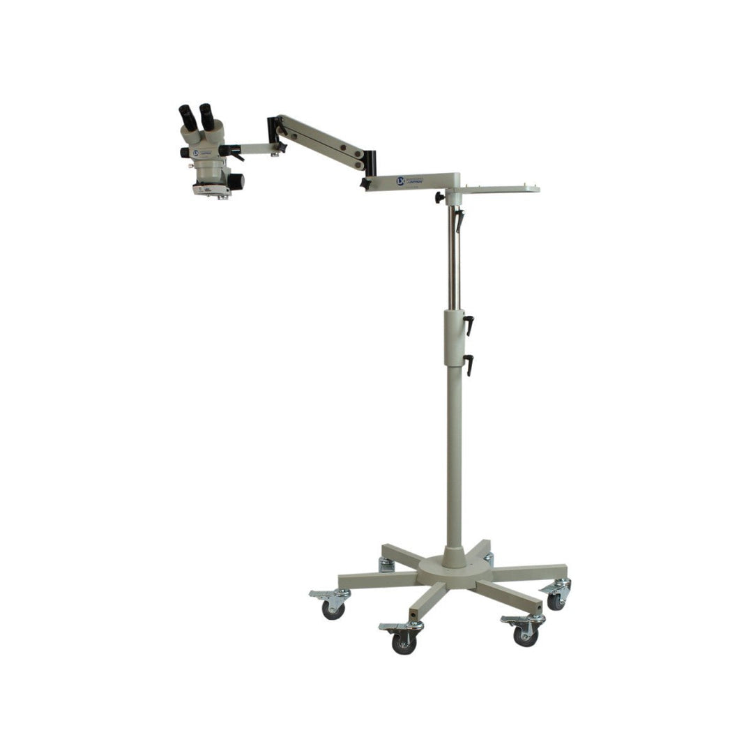 Unitron 23798 Floor stand with casters and articulated v7 arm with focus mount 23mm MTESolutions