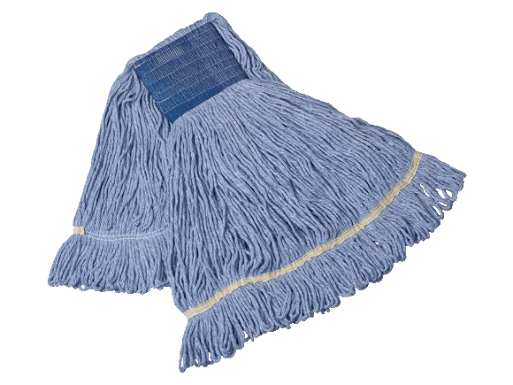 Vileda Professional 131598 Looper™ Looped End String Mop. 6 - row. Blue. Wide Band. 12/cs. MTESolutions