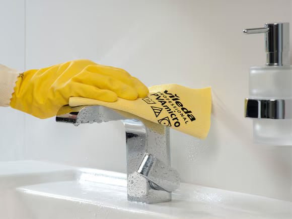 Vileda Professional 143585 PVAMicro™ Wipes - Blue. 5/pack. 14 in x 15 in 20 packs/cs MTESolutions