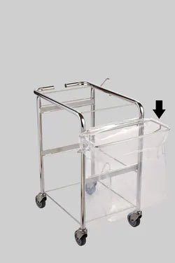 Vileda Professional 170742 CE Stainless Steel Bin Bag Holder for Compact Trolley MTESolutions