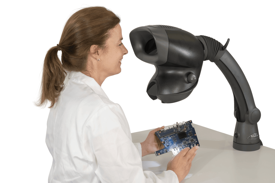 Vision Engineering MOS006 OPTA 3D Stereo Microscope, OPTA head, Universal stand with 6X lens MTESolutions
