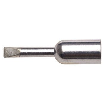 Weller PL113BK, Tip .12"X.66" Thread - On Un - Plated Chisel Tip MTESolutions
