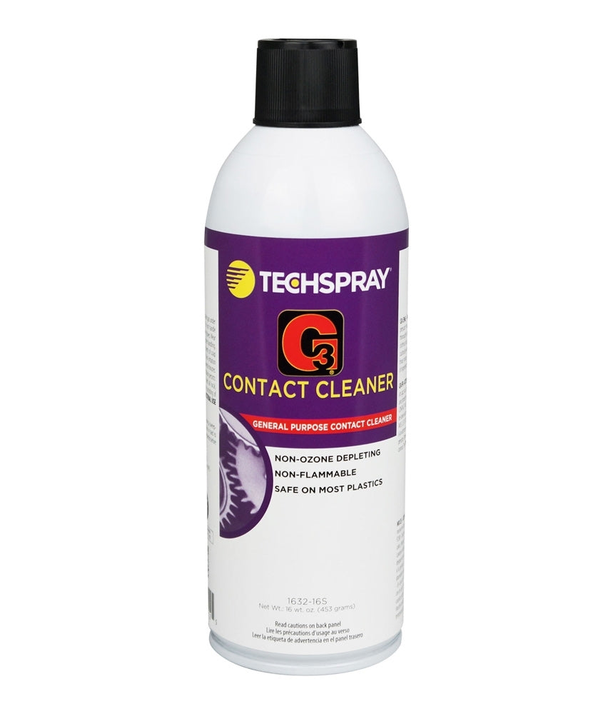 Techspray 1632-16S, G3 Contact Cleaner, 16oz Aerosol