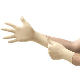 Ansell, MF-300-L, Latex Gloves, MicroFlex, NonSterile, Standrard Cuff, Texture Fingers