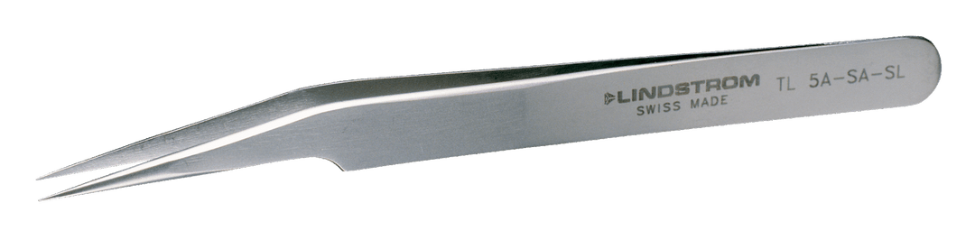 Lindstrom Stainless Steel Anti-Magnetic Precision Twezers with Straight, Fine, Sharp and Strong 120 mm Tips