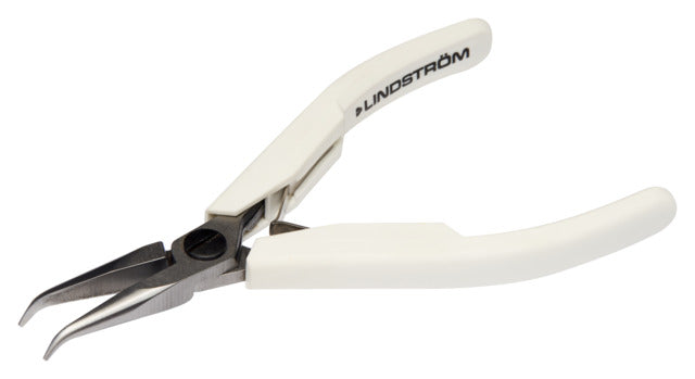Lindstrom 60° Bent Tip Snipe Nose Pliers with Synthetic Handle 129 mm