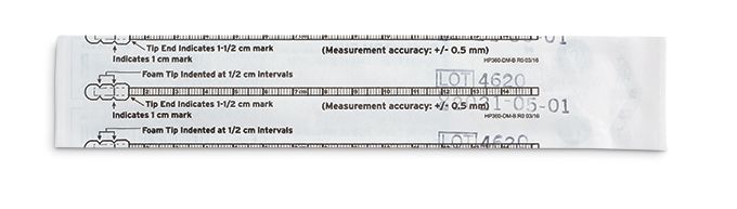 Puritan 25-1506 1PF DM, 6 inch Sterile Foam Tip Polystyrene Wound Measuring Device, Case of 200