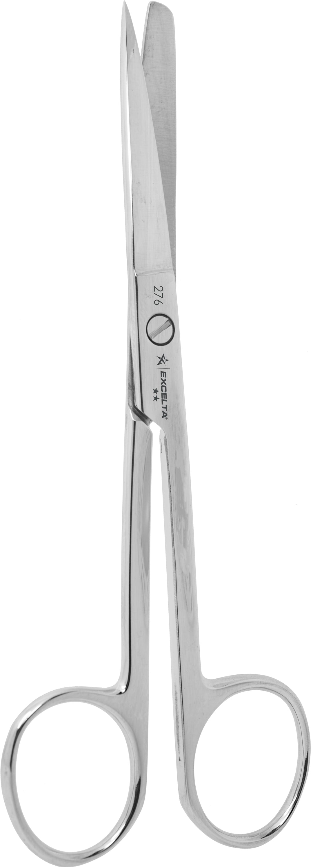 Excelta 276 Scissors - Fine 1.25" Blade - SS - Oal 5.56" - One Blunt Blade