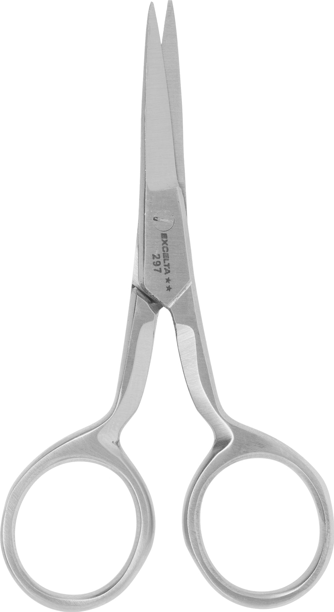 Excelta 297 Scissors - Straight Fine 1.25" Blade - SS - Oal 3.5"