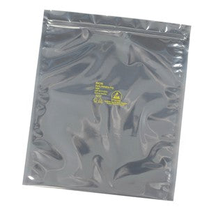 SCS 30068, ESD Bag Reclosable Zip Top 6" X 8" 100 Pack