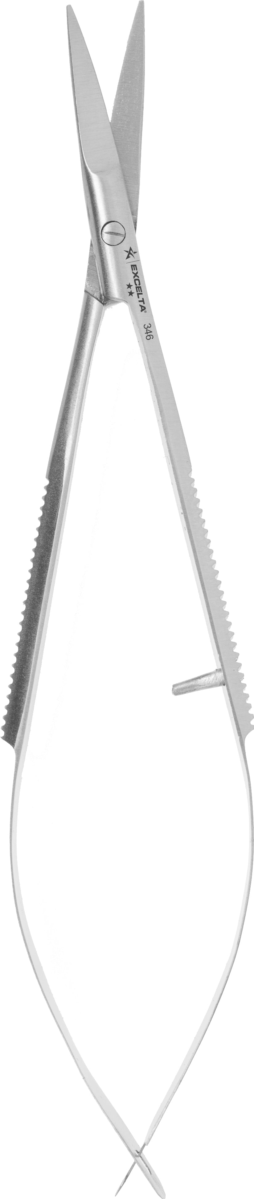 Excelta 346 Scissors - Micro Self-Opening - Straight .63" Blade - SS