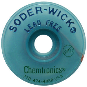 Chemtronics 40-2-5 Soder-Wick ESD-Safe Lead-Free Desolder Braid
