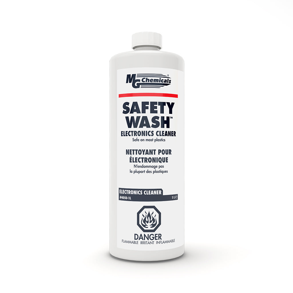 MG Chemicals 4050-1L, Safety Wash for Electronics, 33 oz., Bottle, Case of 6