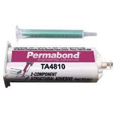 Permabond TA04810K050C1607, TA4810 Toughened Acrylic Adhesive, 50ml, Case of 12 